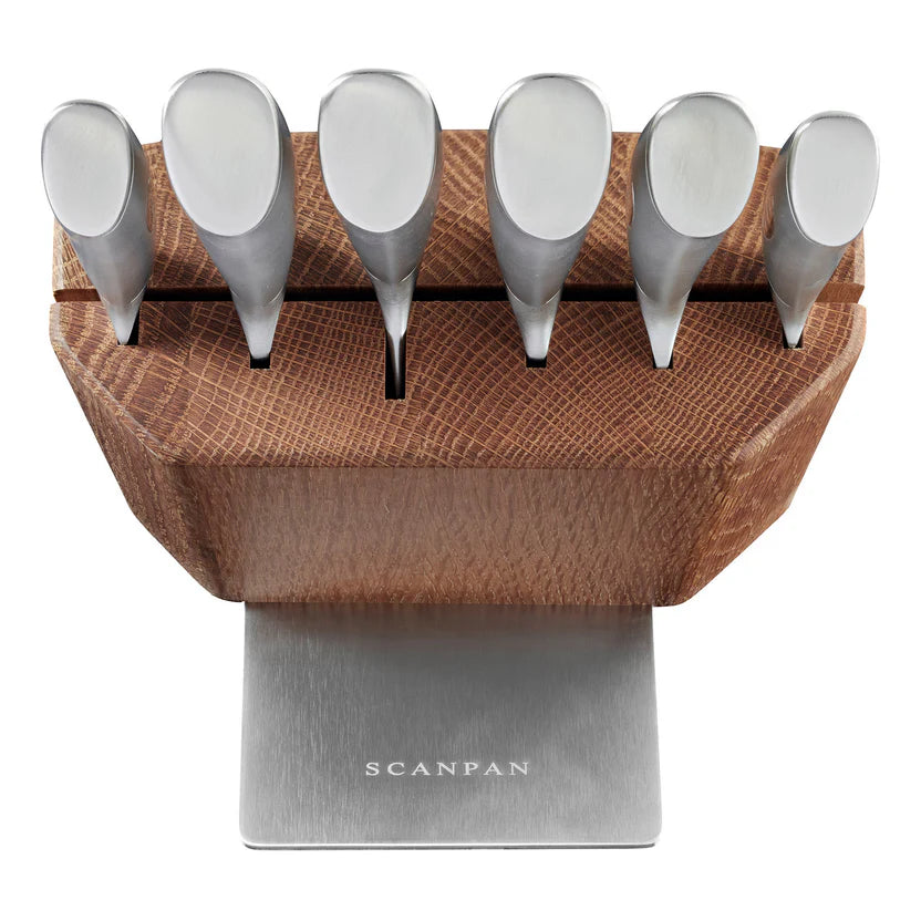 Scanpan Classic Steel 7 Piece Knife Block Set