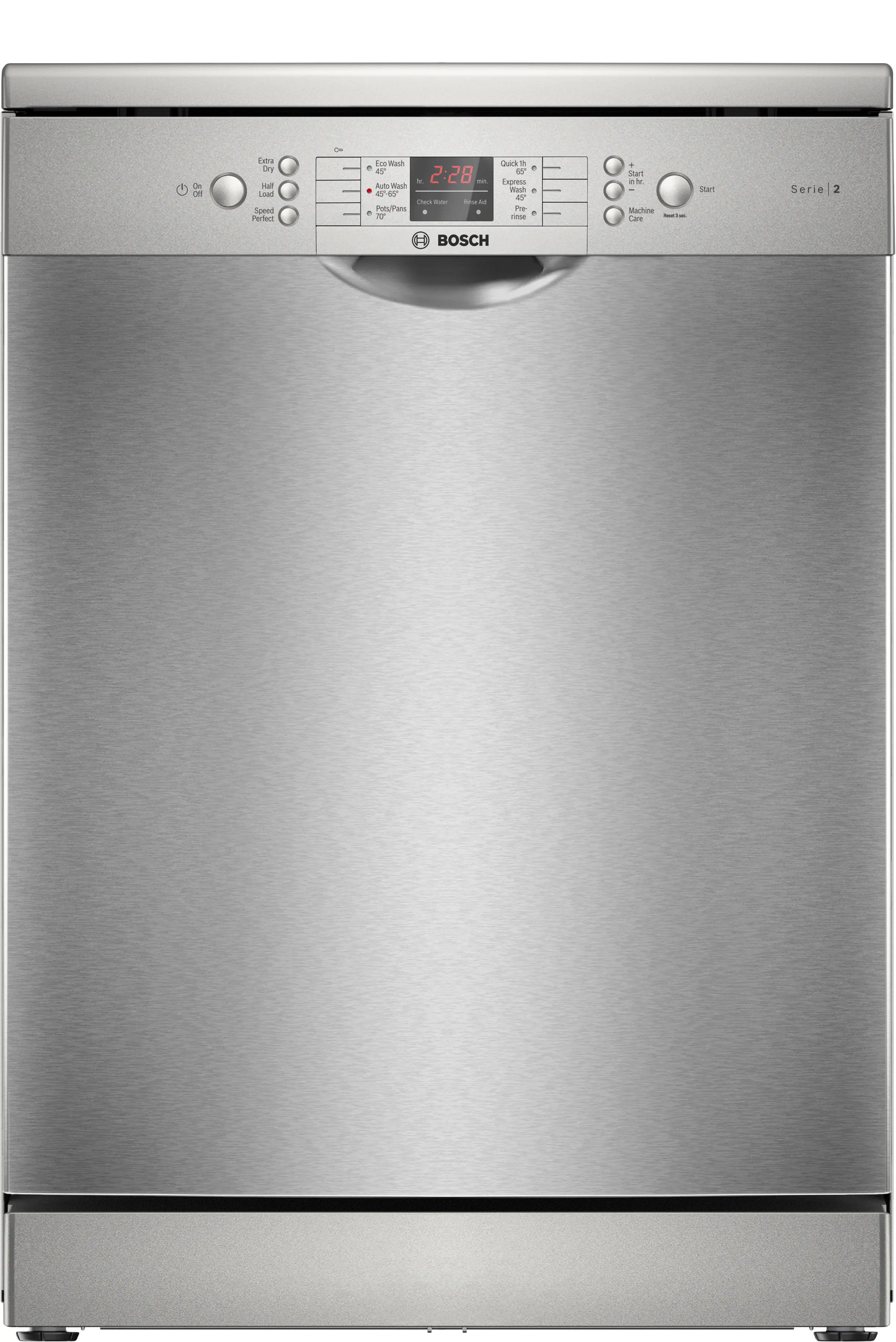 Bosch Series 2 Free-standing dishwasher 60 cm Brushed steel anti-fingerprint
