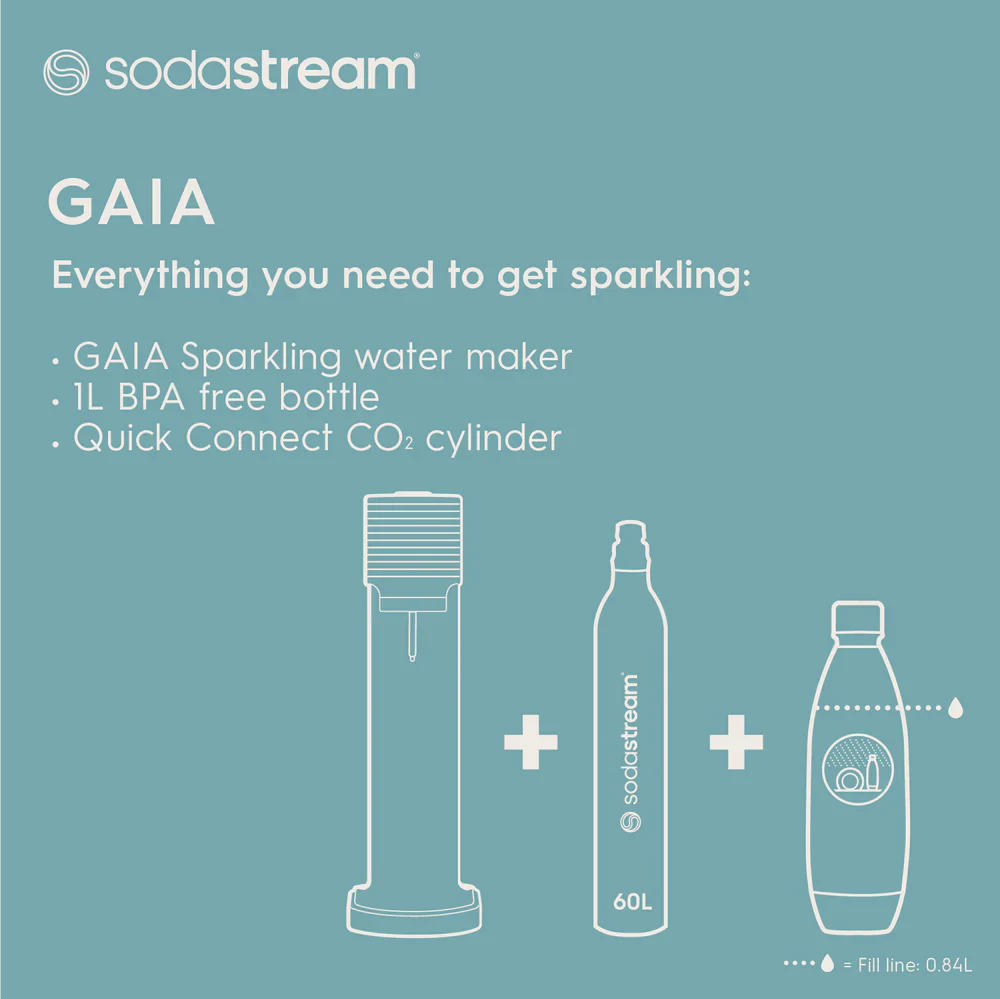 Sodastream Gaia Sparkling Water Maker
