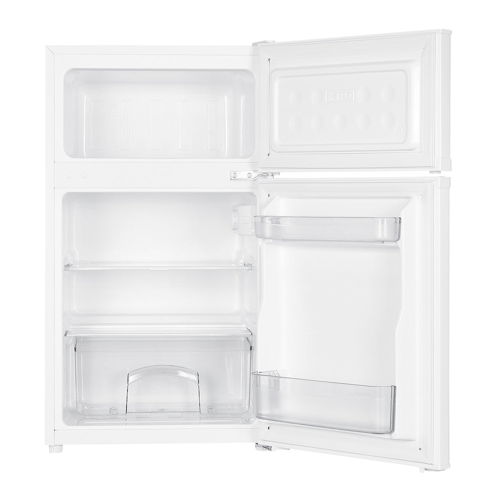 Parmco 85L Under Bench Fridge Freezer, White