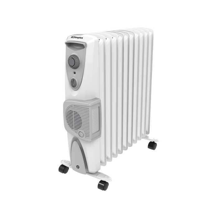 Dimplex 2.4kW Oil Free Column Heater with Thermostat & Turbo Fan White