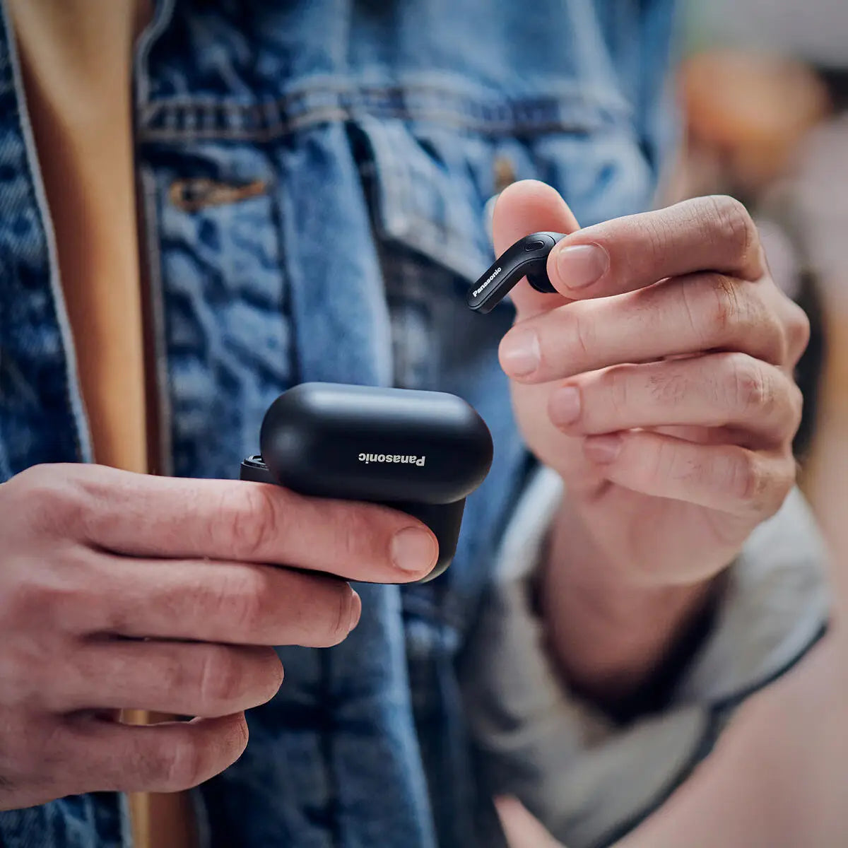 Panasonic ErgoFit True Wireless Headphones (Black)