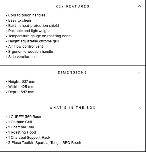CUBE™ 360 Portable Charcoal Barbeque