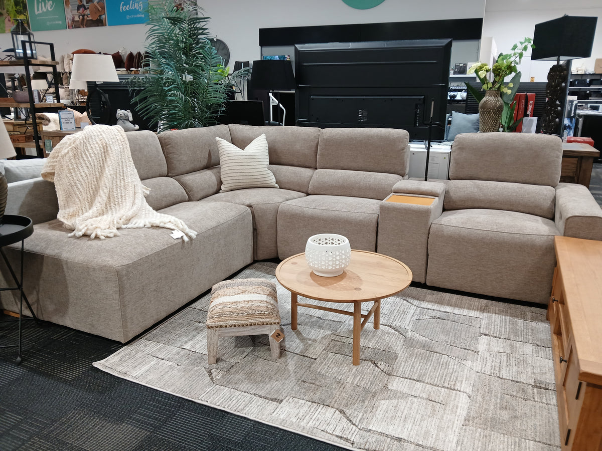 Sanctuary Corner Sofa with Electric Recliner
