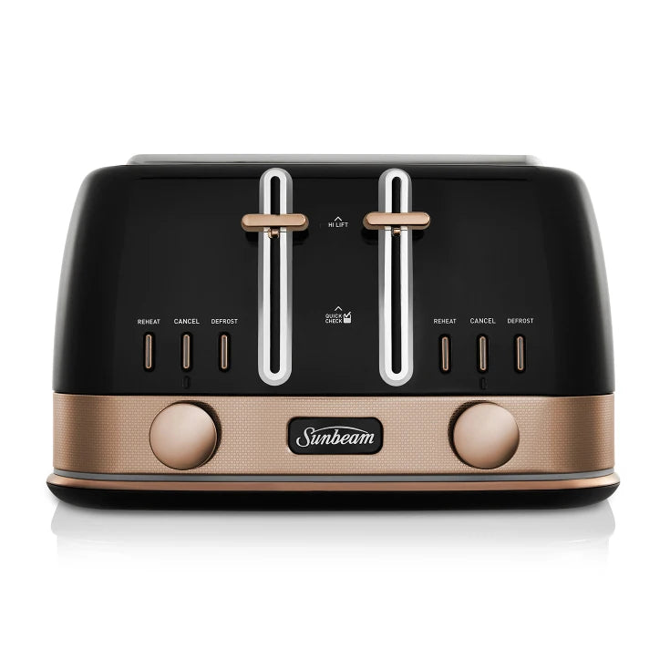 Sunbeam New York Collection 4 Slice Toaster Black Bronze
