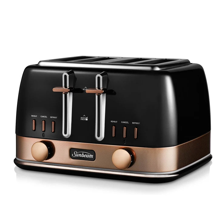 Sunbeam New York Collection 4 Slice Toaster Black Bronze