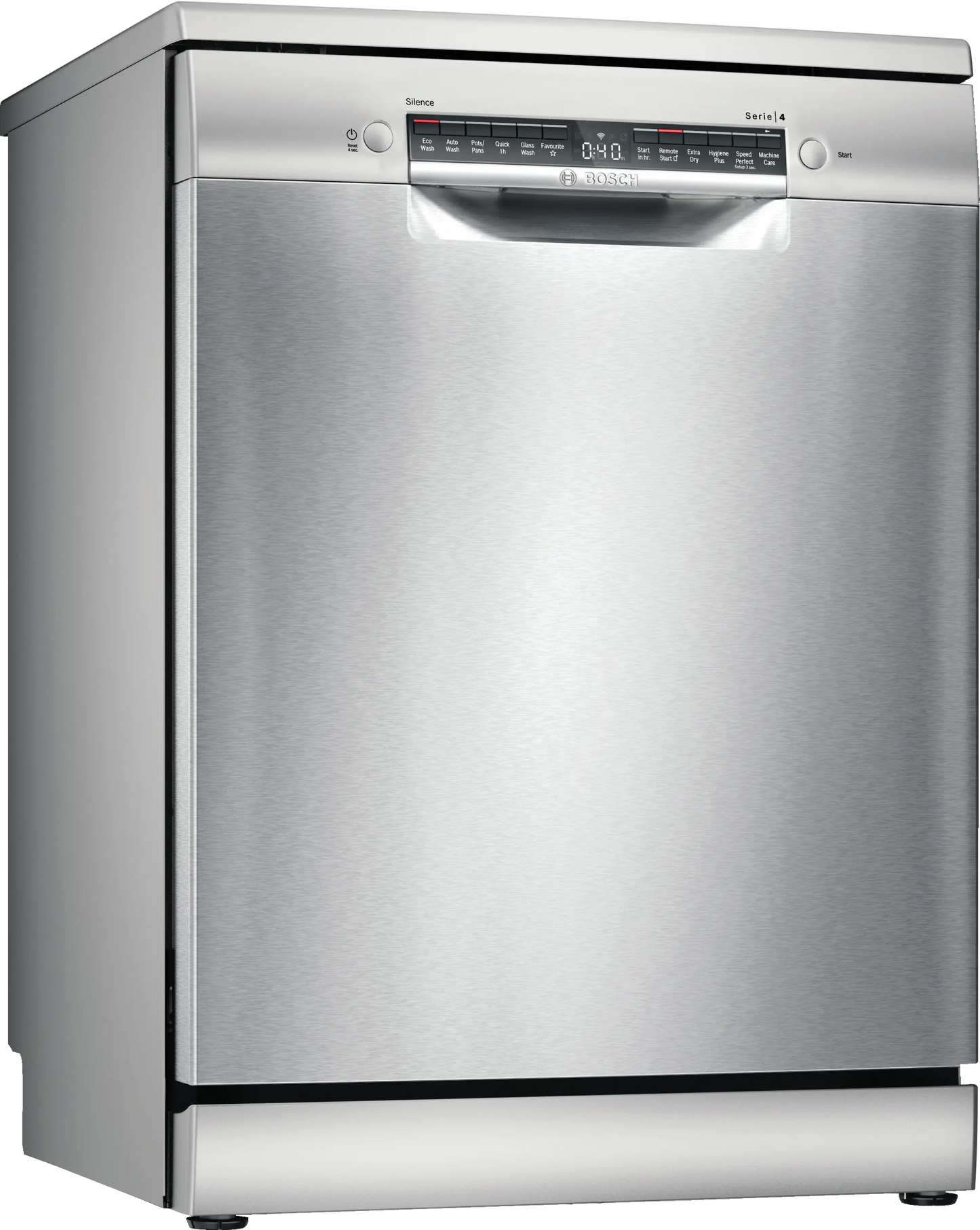 Bosch Series 4 Free-standing dishwasher 60 cm Brushed steel anti-fingerprint
