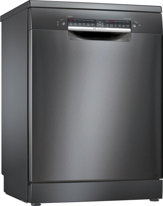 Bosch Series 4 Free-standing dishwasher 60 cm Brushed black steel anti-fingerprint