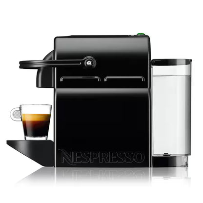 DeLonghi Nespresso Inissia Capsule Coffee Machine with Aeroccino Black