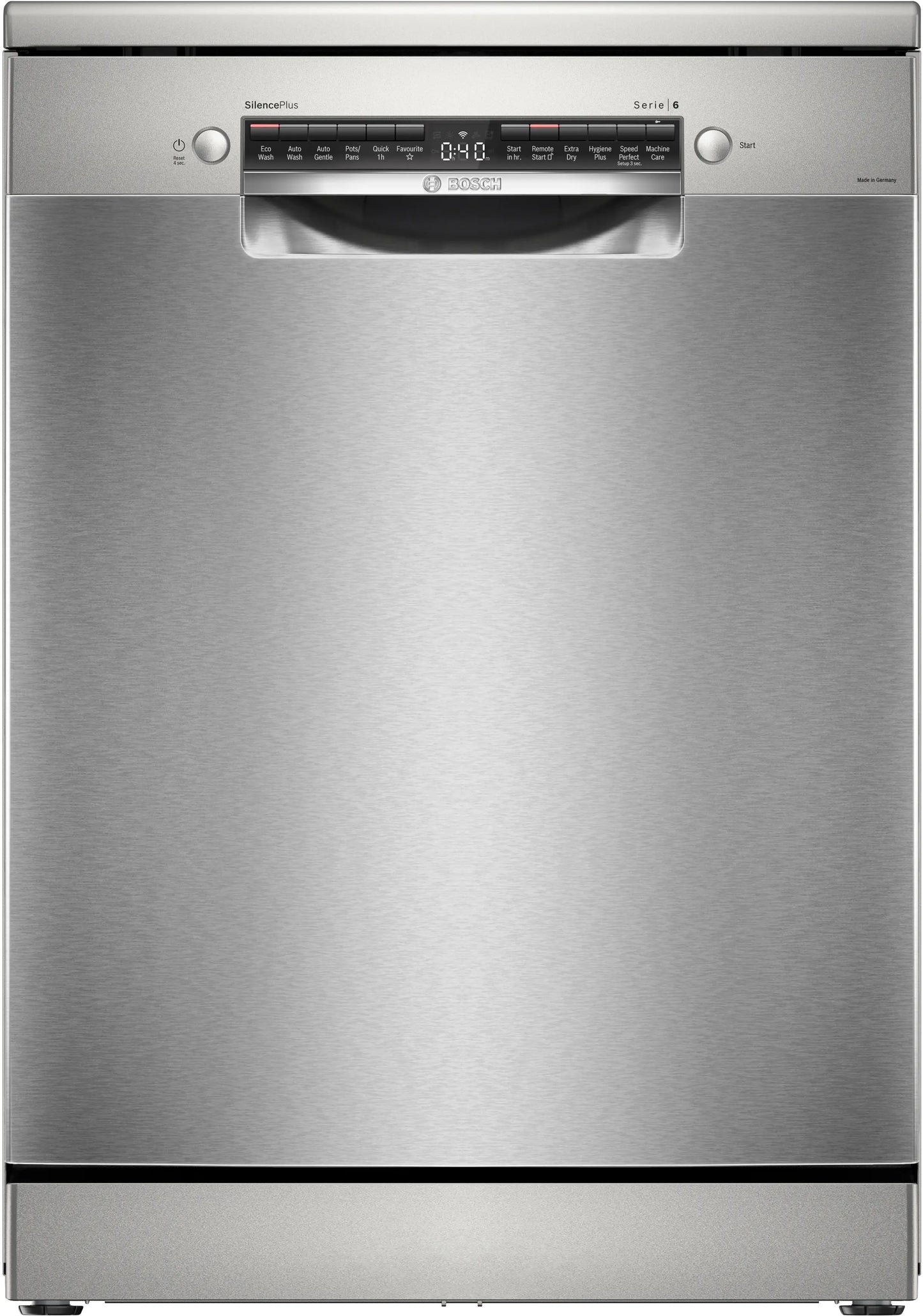 Bosch Series 6 Free-standing dishwasher 60 cm Brushed steel anti-fingerprint