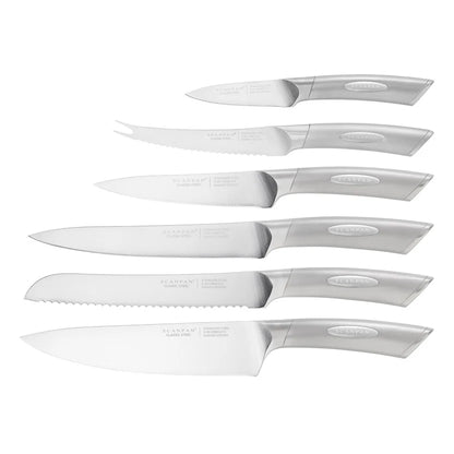 Scanpan Classic Steel 7 Piece Knife Block Set