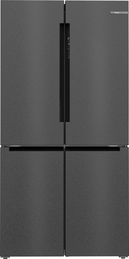 Bosch Series 6 605L French Door Fridge Freezer Black Stainless