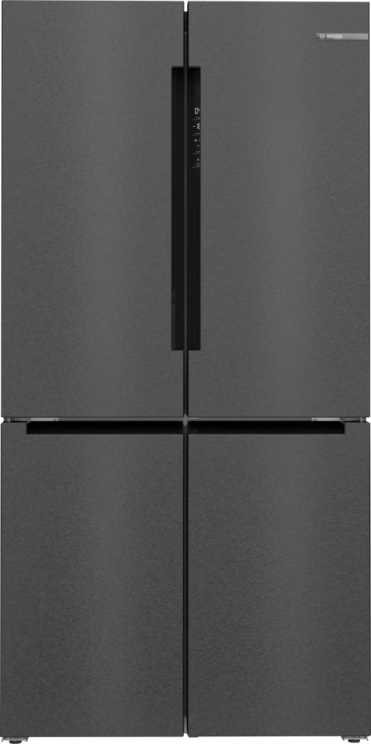 Bosch Series 6 605L French Door Fridge Freezer Black Stainless