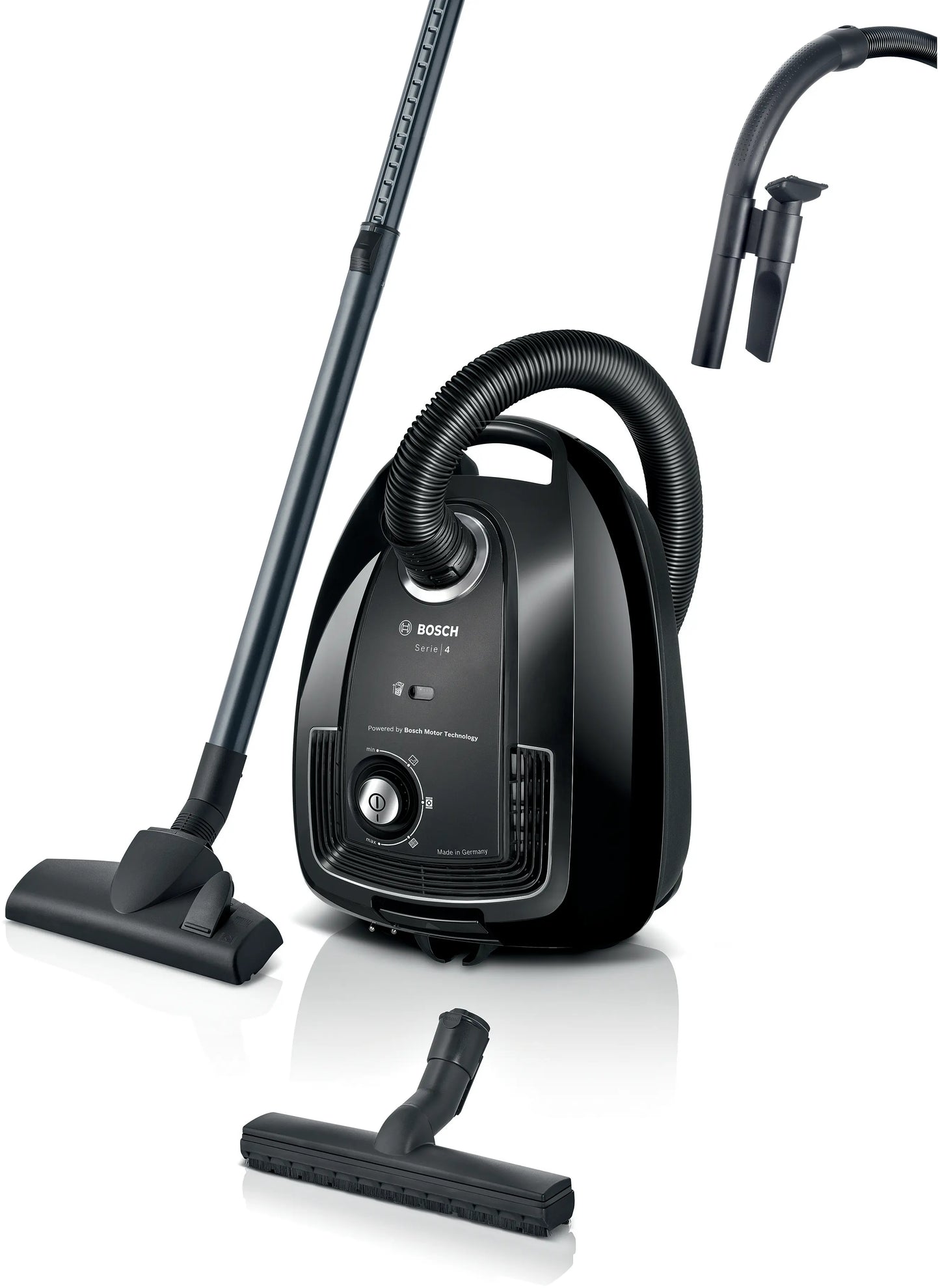 Bosch Series 4 Bagged vacuum cleaner Black
