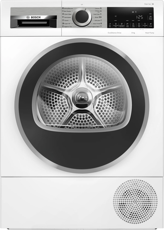 Bosch Series 8 Heat pump tumble dryer 8 kg