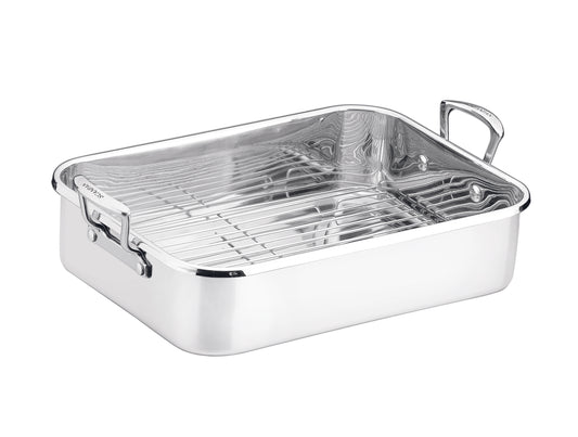 Impact 48.5 x 31 x 13cm Roaster with Rack
