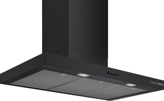 Bosch Series 4 Wall-mounted canopy rangehood 90 cm Black