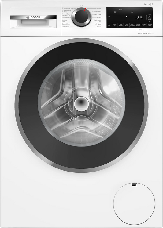 Bosch Series 6 Washer dryer 10/5 kg 1400 rpm