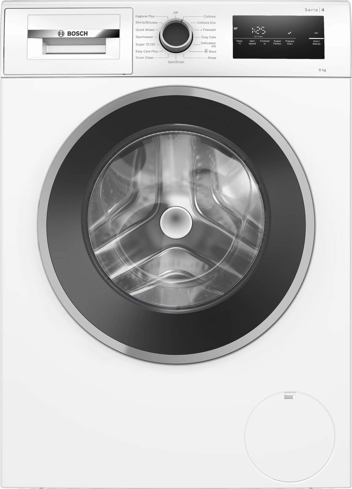 Bosch Series 4 Washing machine, front loader 8 kg 1400 rpm
