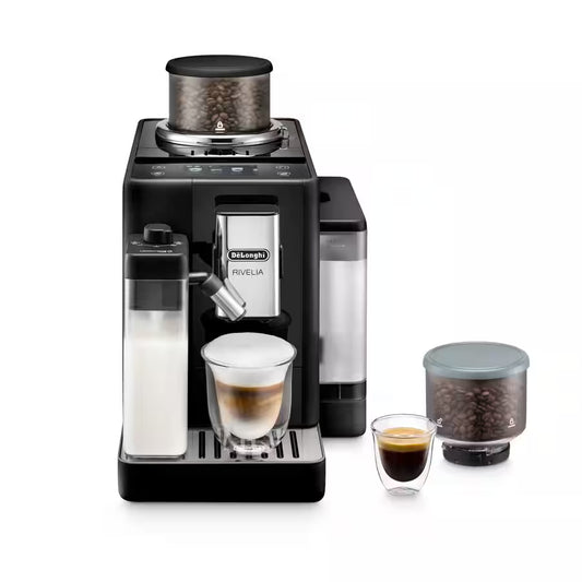 DeLonghi Rivelia With Auto Milk Fully Automatic Coffee Machine Black