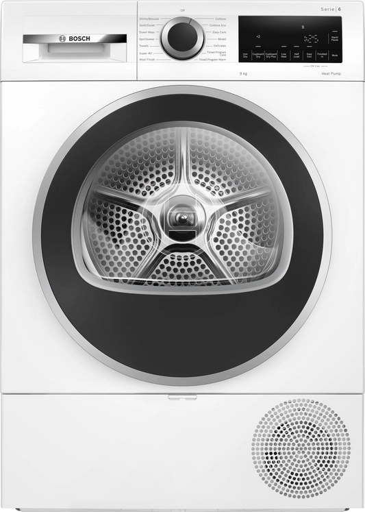 Bosch Series 6 Heat pump tumble dryer 9 kg