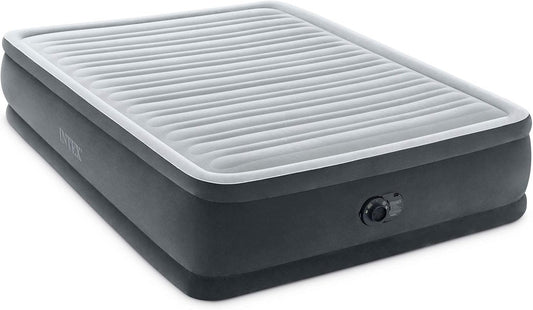 Intex Dura-Beam Deluxe Comfort-Plush Elevated Air Mattress - Queen