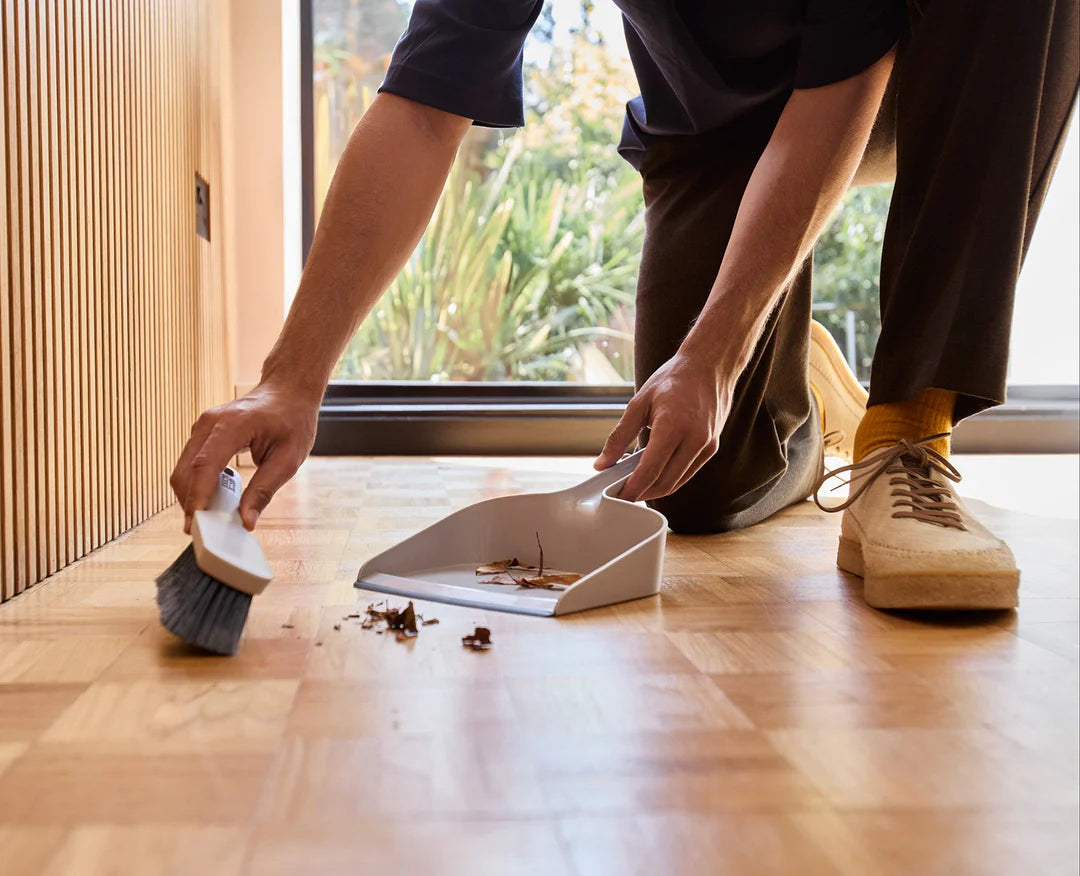 CleanTech™ Wall-Mounted Dustpan & Brush Set