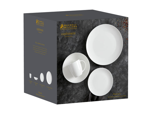 Maxwell & Williams Cashmere Resort Coupe Dinner Set 16pc Gift Boxed