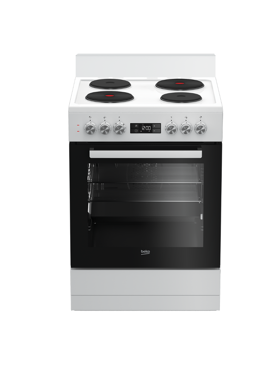 Beko 60cm Freestanding White cooker