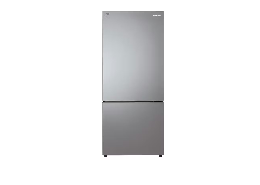 Panasonic 380L Bottom Mount Fridge Freezer - Stainless Steel