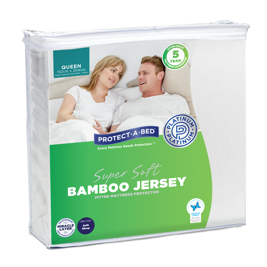 Bamboo Jersey Waterproof Fitted Mattress by Protect-A-Bed