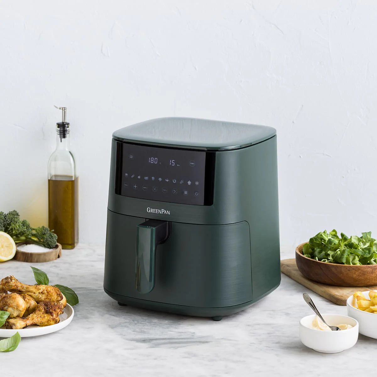 Bistro XXL Coloured Airfryer - Pine Green