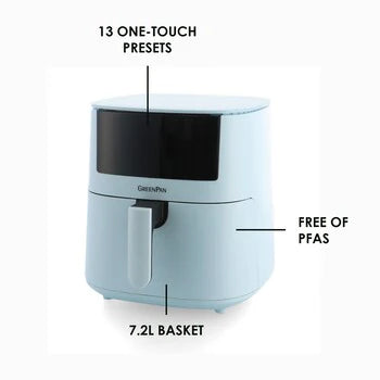 Bistro XXL Coloured Airfryer - Light Blue