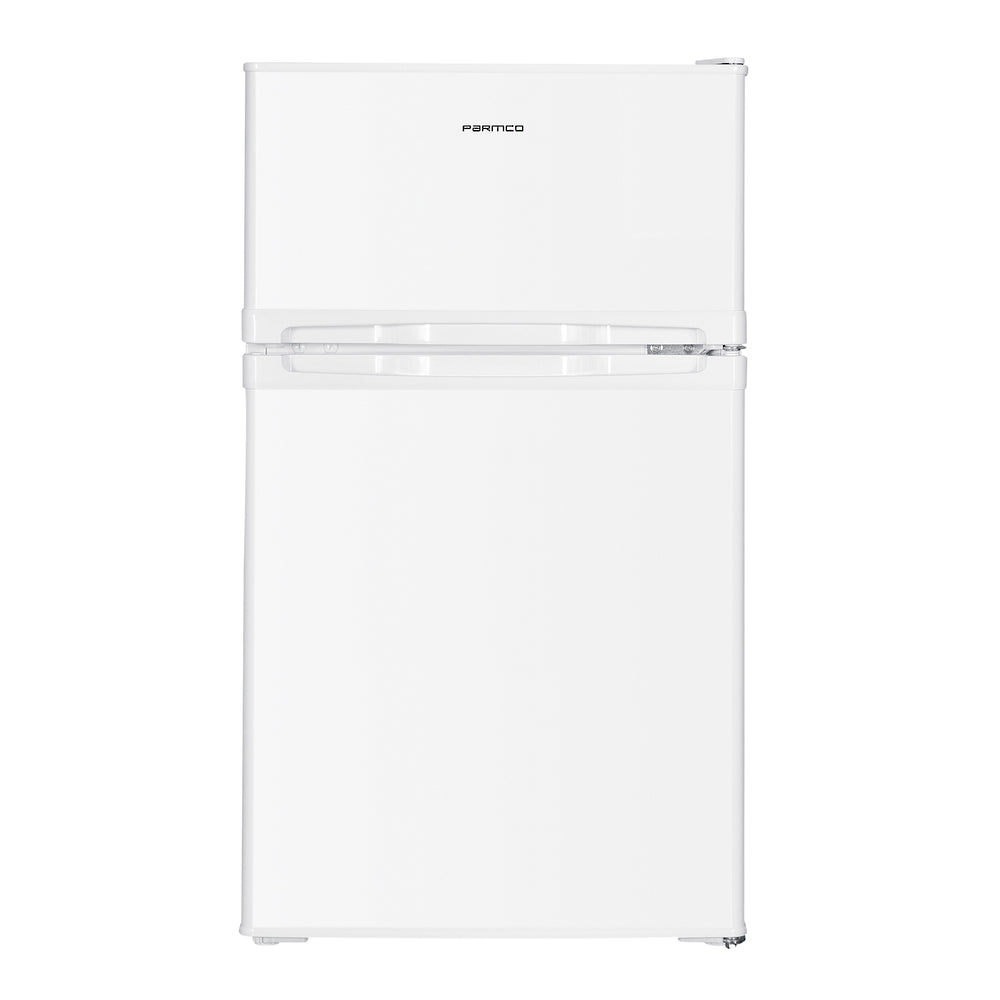 Parmco 85L Under Bench Fridge Freezer, White