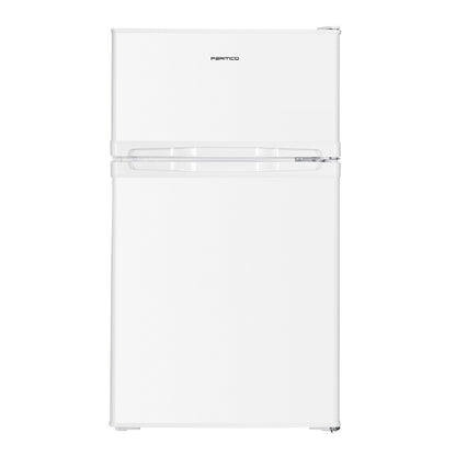 Parmco 85L Under Bench Fridge Freezer, White