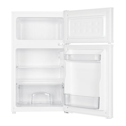 Parmco 85L Under Bench Fridge Freezer, White