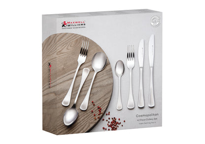 Cosmopolitan 42pc Cutlery Set Gift Boxed