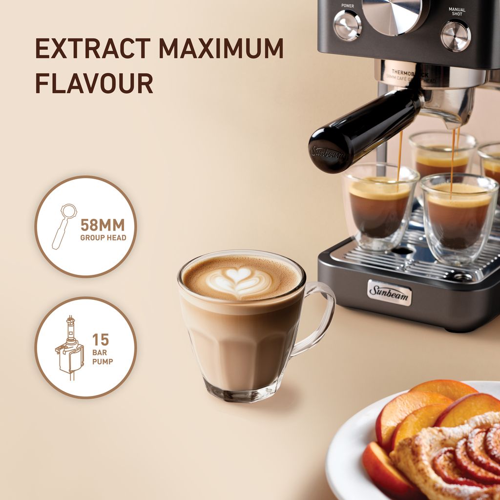 Sunbeam Origins Slimline Espresso Coffee Machine