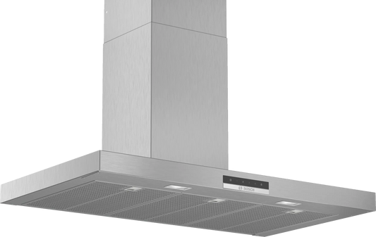 Bosch Series 4 Wall-mounted canopy rangehood 90 cm Stainless steel