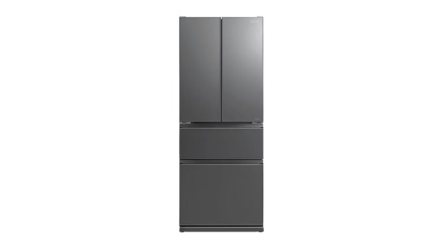 Mitsubishi Electric LX Slim Series 442L Multi Drawer Fridge Freezer - Glass Gunmetal