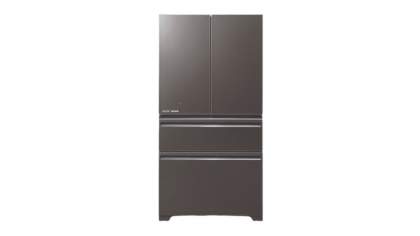 Mitsubishi Electric LX Designer Series 564L Multi Drawer Fridge Freezer - Glass Gunmetal