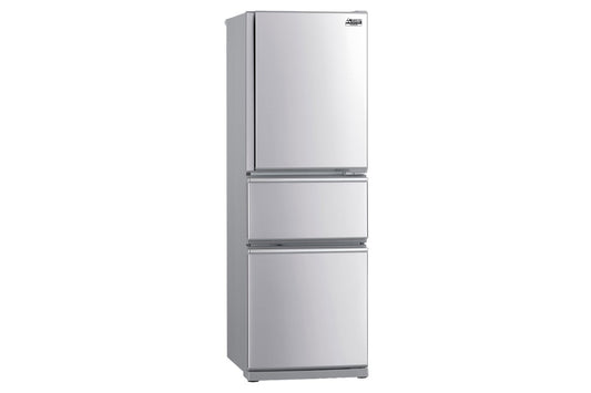 Mitsubishi CX Mini Two Drawer Stainless Steel Fridge Freezer