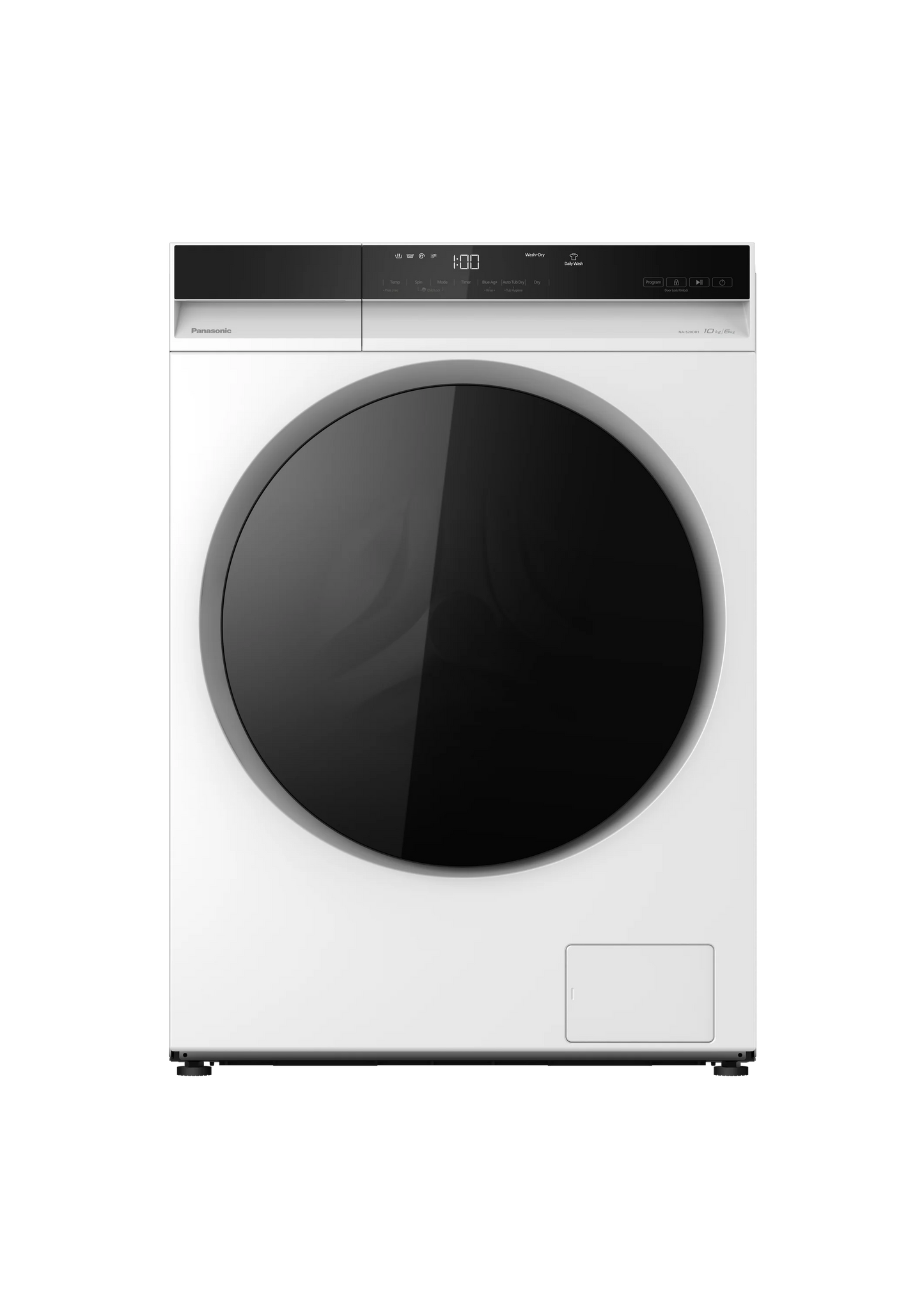 Panasonic 10kg Front Load Washer and 6kg Condenser Dryer