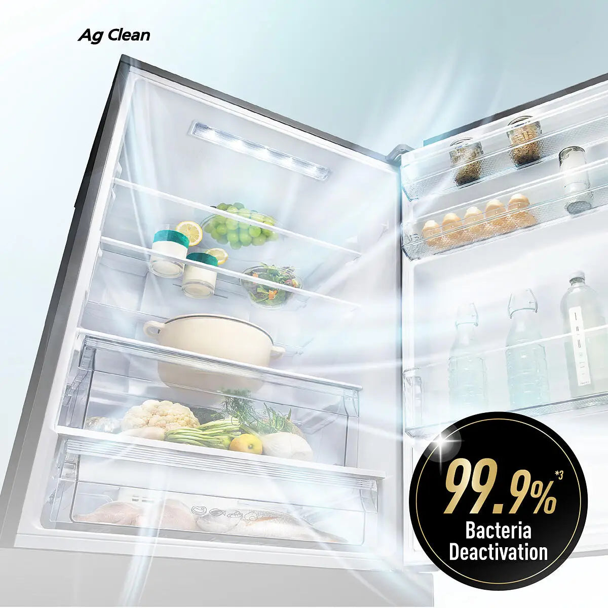 Panasonic 380L Bottom Mount Fridge Freezer (Black)
