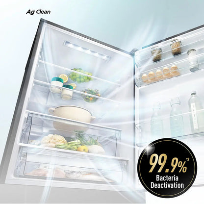 Panasonic 380L Bottom Mount Fridge Freezer (Black)