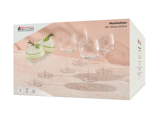 Maxwell & Williams MANHATTAN GIN 640ML SET 6