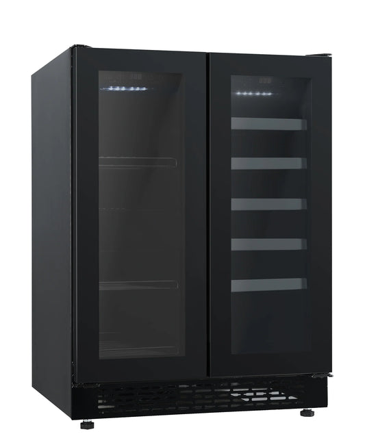 Robinhood 120L Double Door Wine/Beverage Cabinet Built-Under Black