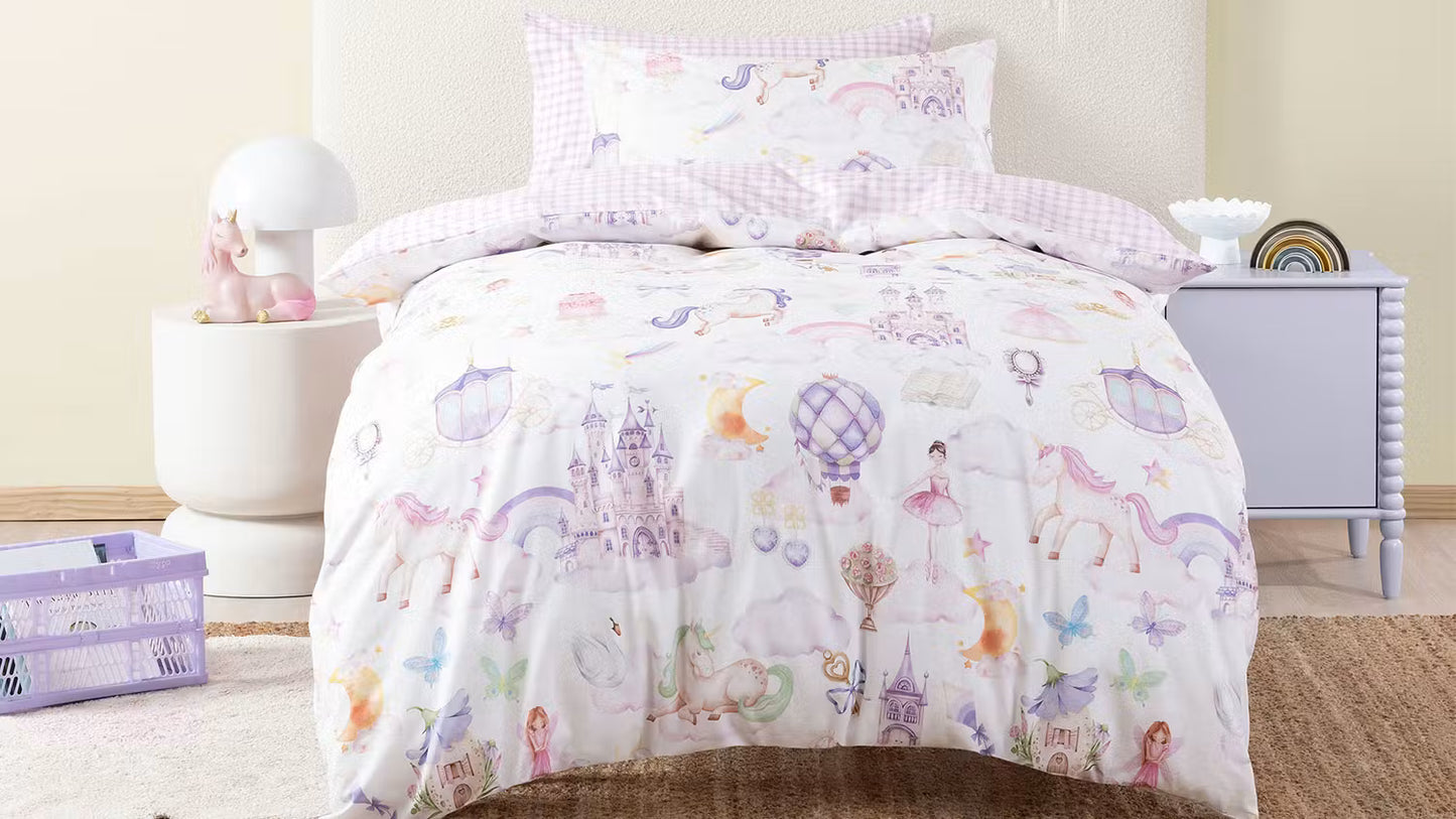 Unicorn Stardust Duvet Cover Set