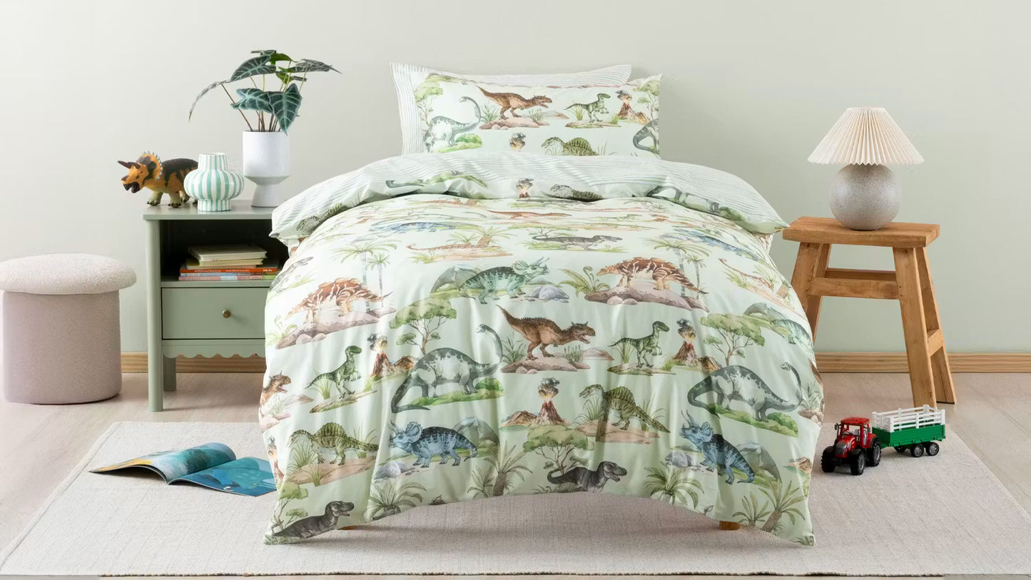 Dino Kingdom Duvet Cover Set