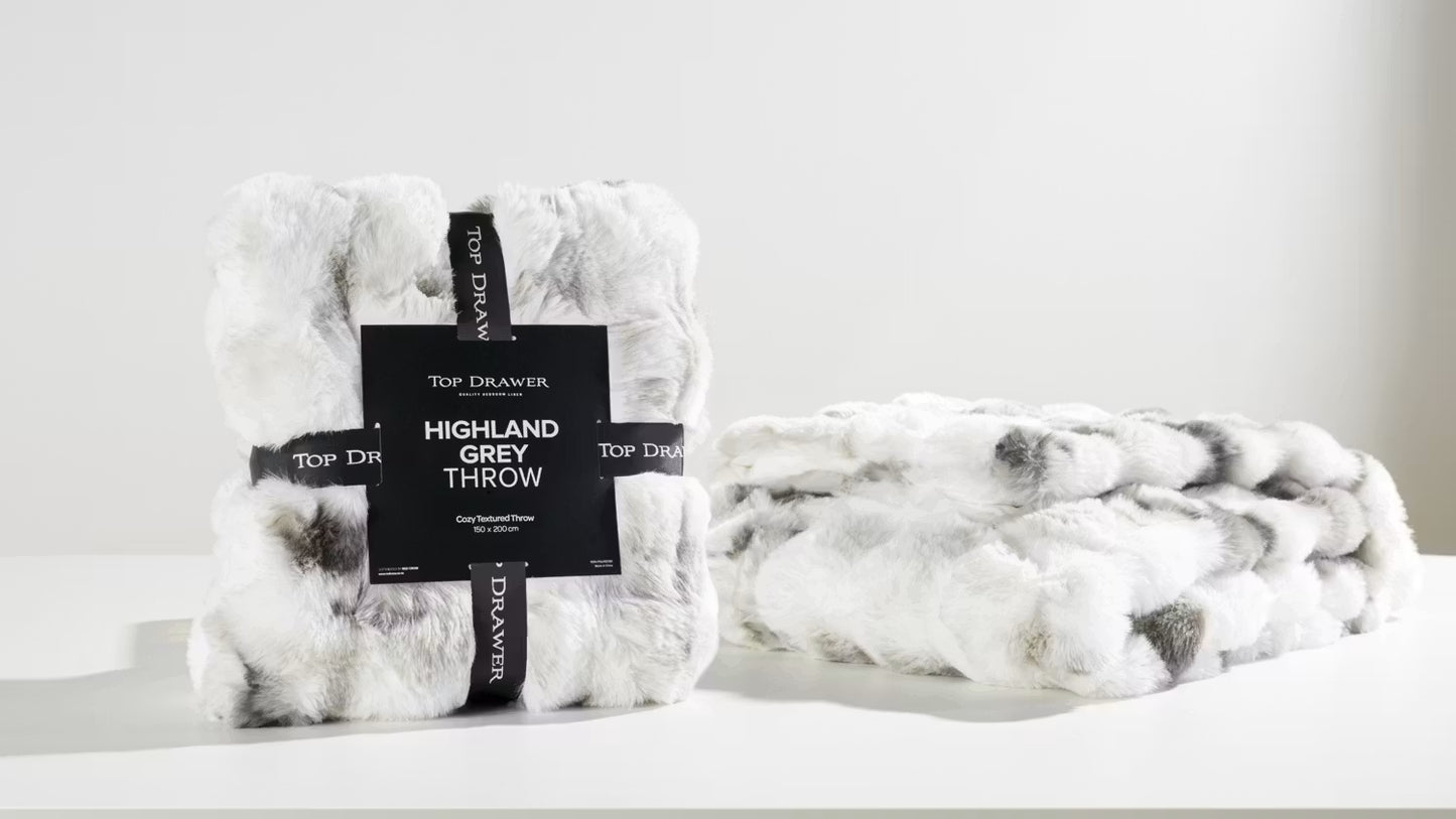 Top Drawer Faux Fur Throws